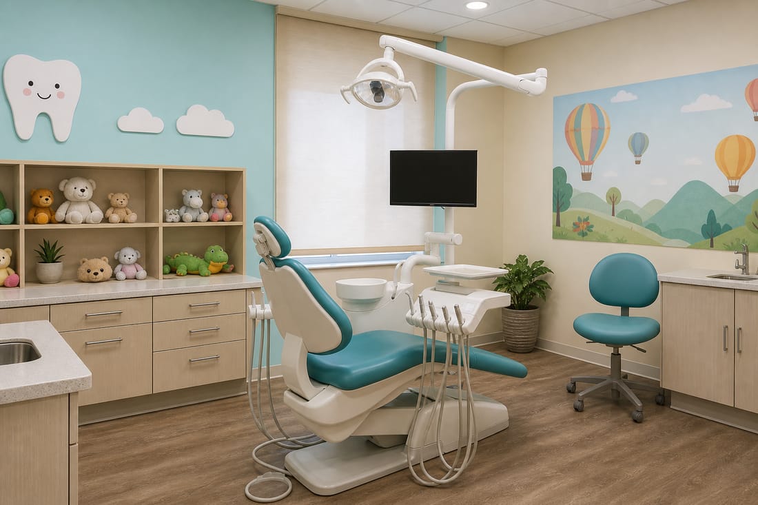 Exemple : espace d'accueil adapté aux enfants